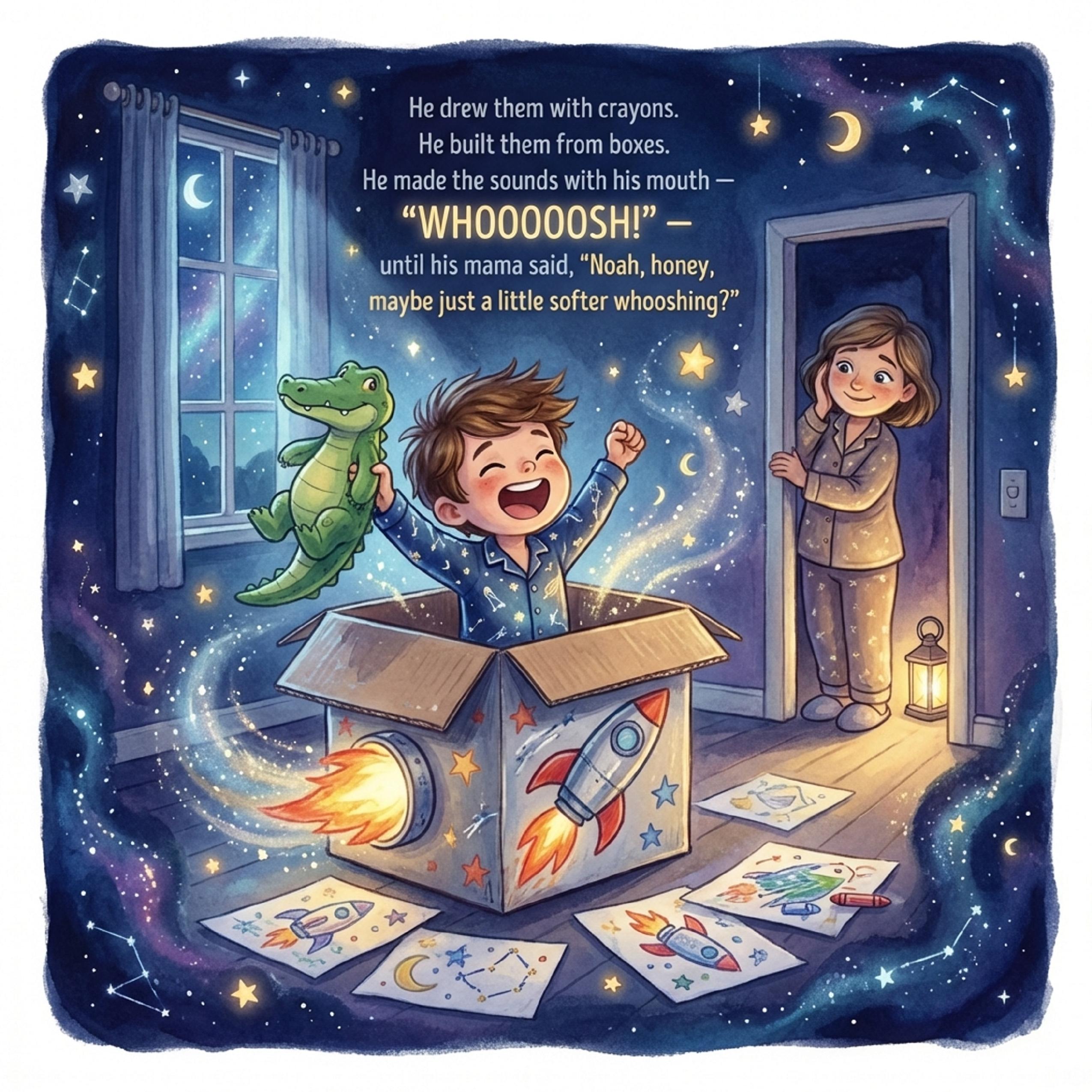 Interior page from The Stars Know Your Name